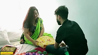Indian hot beautiful Bhabhi one nightfall darkness stay sex&excl; Astonishing XXX Hindi sex